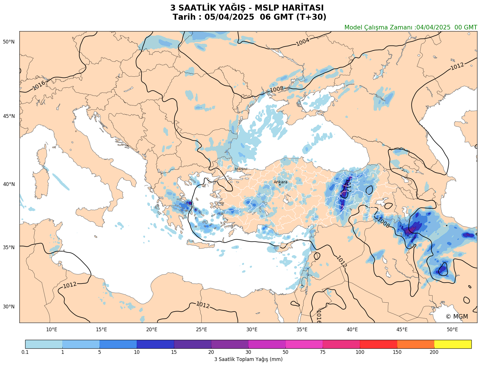 dunyada bazi merkezlere ait 3 gunluk hava tahmini meteoroloji genel mudurlugu