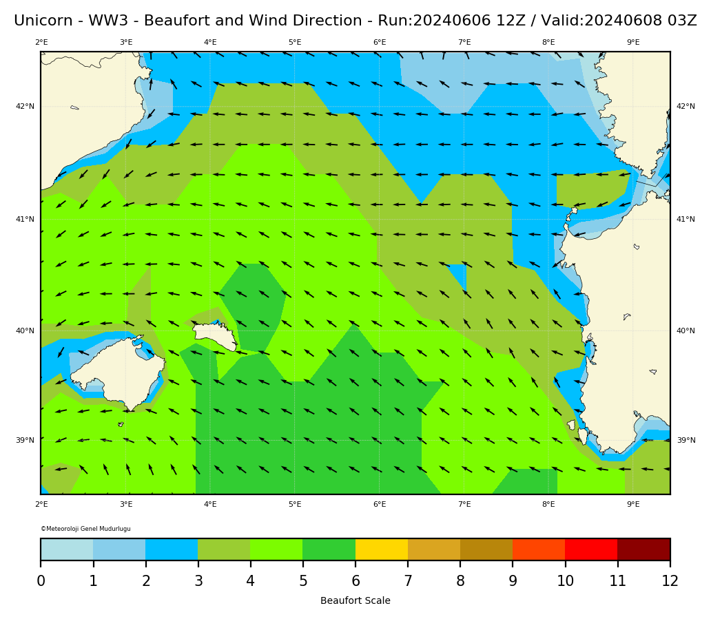 ww3 Harita: Wave Period