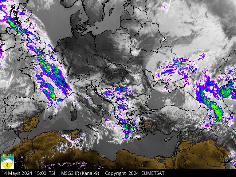 Satellite Picture: ENHANCED COLOR / EUROPE