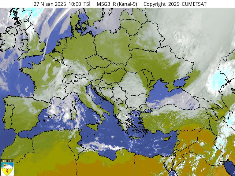 Satellite Picture: INFRAROT / EUROPA