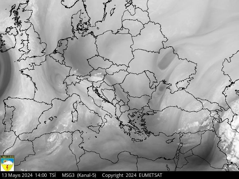 Satellite Picture: WATER VAPOR / EUROPE
