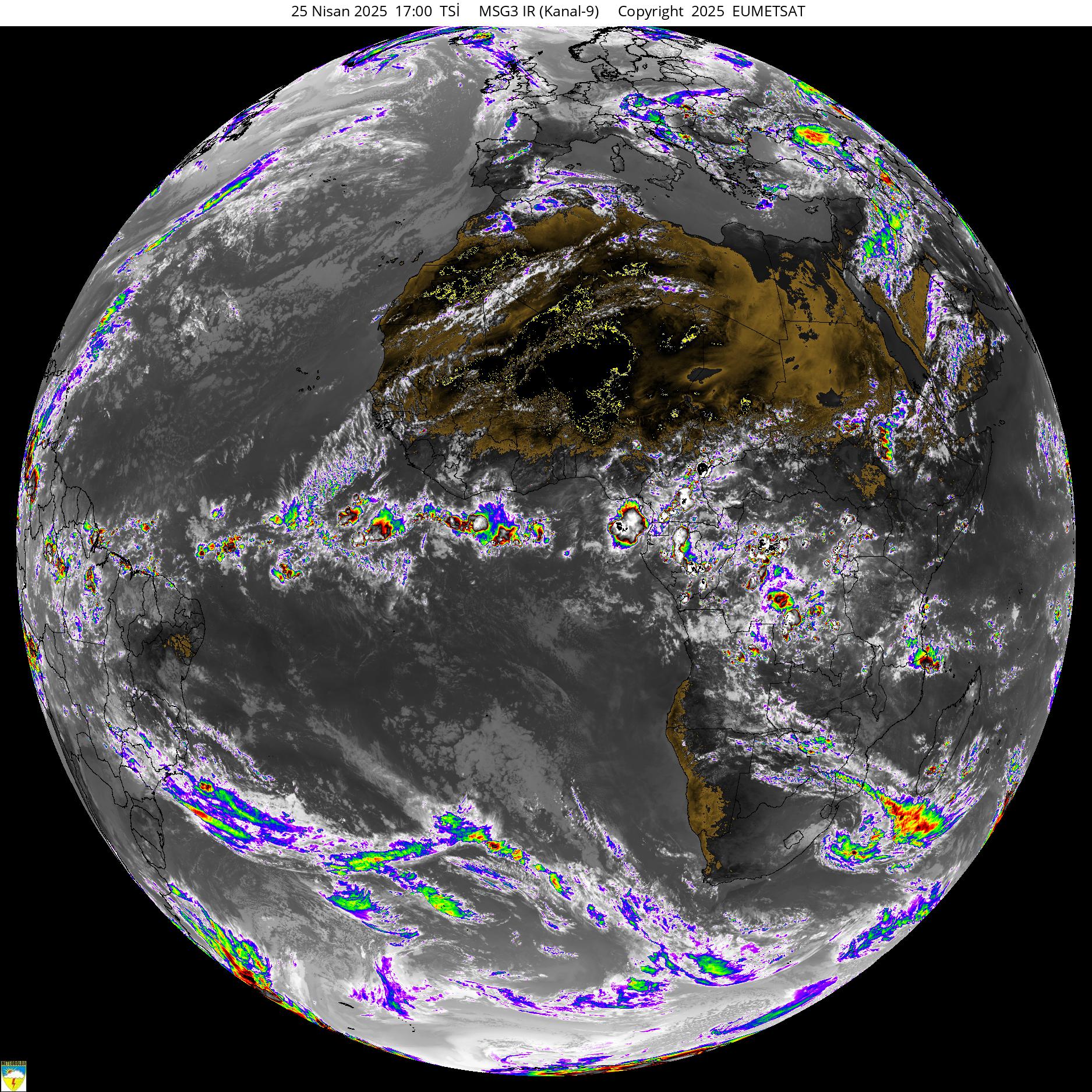 Satellite Picture: ENHANCED COLOR / WORLD