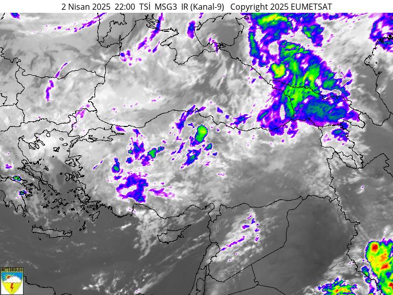 Satellite Picture: ERHÖHTE FARBE / TURKEI