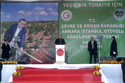 Ankara-İstanbul Otoyolu Ağaçlandırma Merasimi