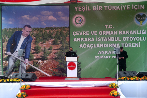 Ankara-İstanbul Otoyolu Ağaçlandırma Merasimi