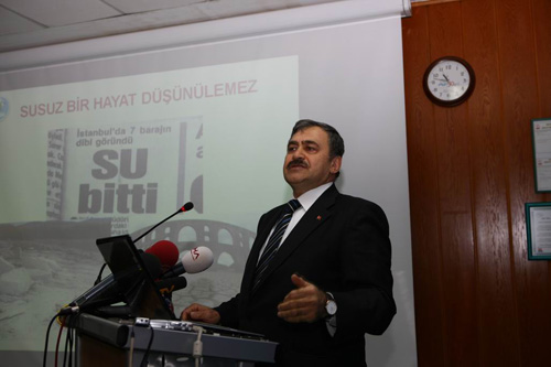 Şehirlerin Su Durumu ve Yağışlar Konusunda İstanbul Basın Toplantısı 