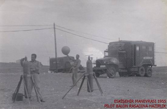 Eskişehir Manevrası 1955 Pilotbalon Rasadına Hazırlık