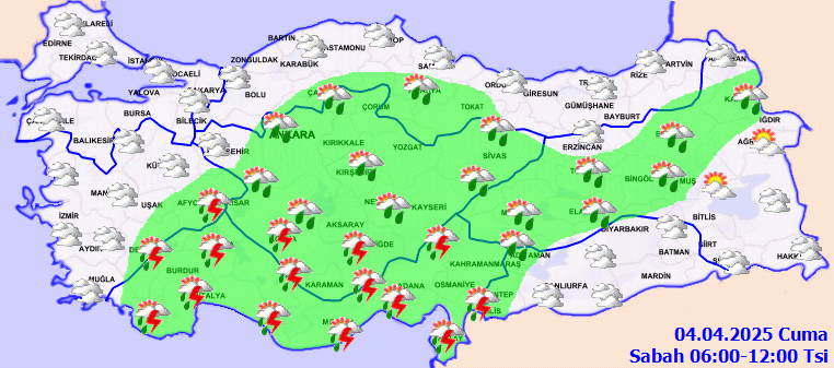 Meteoroloji uyardı! Çok kuvvetli sağanak geliyor...İşte 9 Mayıs İstanbul, Ankara, İzmir ve il il hava durumu... - 1. Resim