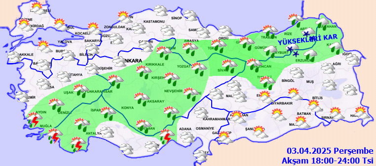 Meteoroloji uyardı! Çok kuvvetli sağanak geliyor...İşte 9 Mayıs İstanbul, Ankara, İzmir ve il il hava durumu... - 3. Resim