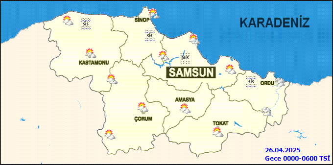 Turkiye Genelinde Onumuzdeki 5 Gun Hava Meteoroloji Genel Mudurlugu