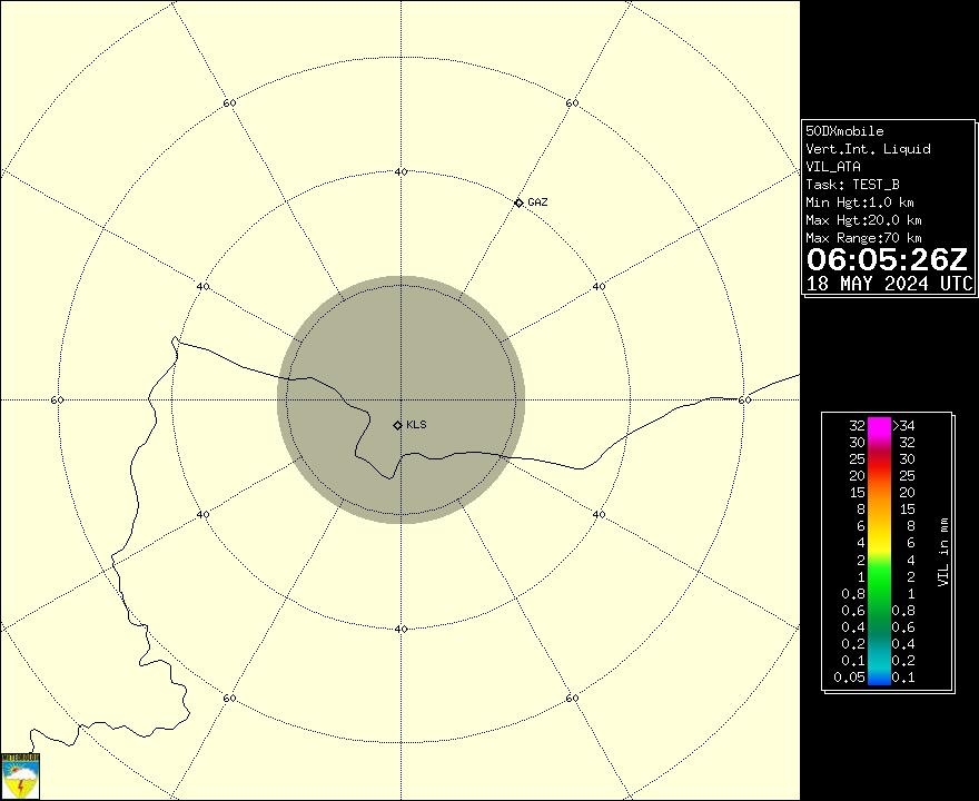 Radar Görüntüsü: Kilis, VIL