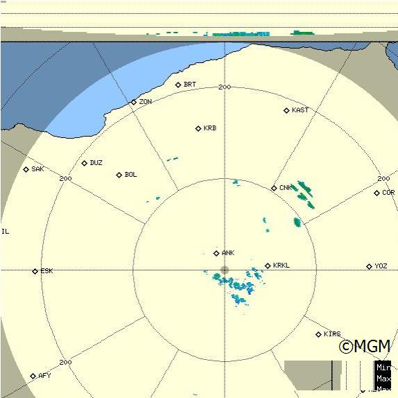 Radar Görüntüsü: Ankara, Maks