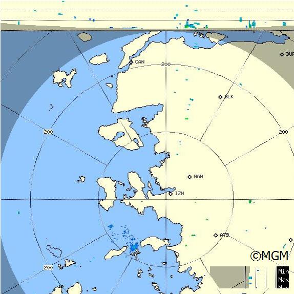 Radar Görüntüsü: İzmir, Maks
