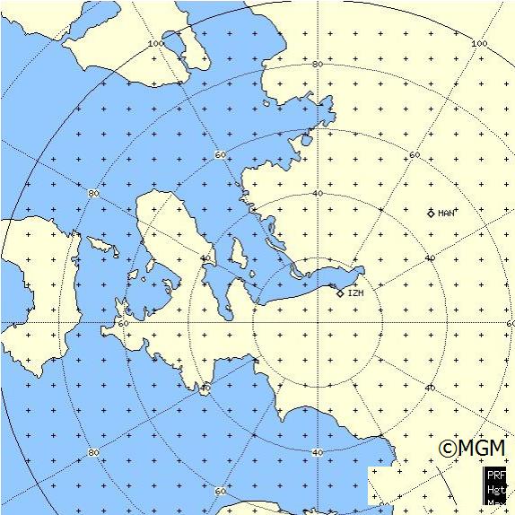 Radar Görüntüsü: İzmir, Rüzgar