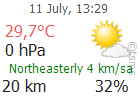 The Latest Weather: KIRKLARELI